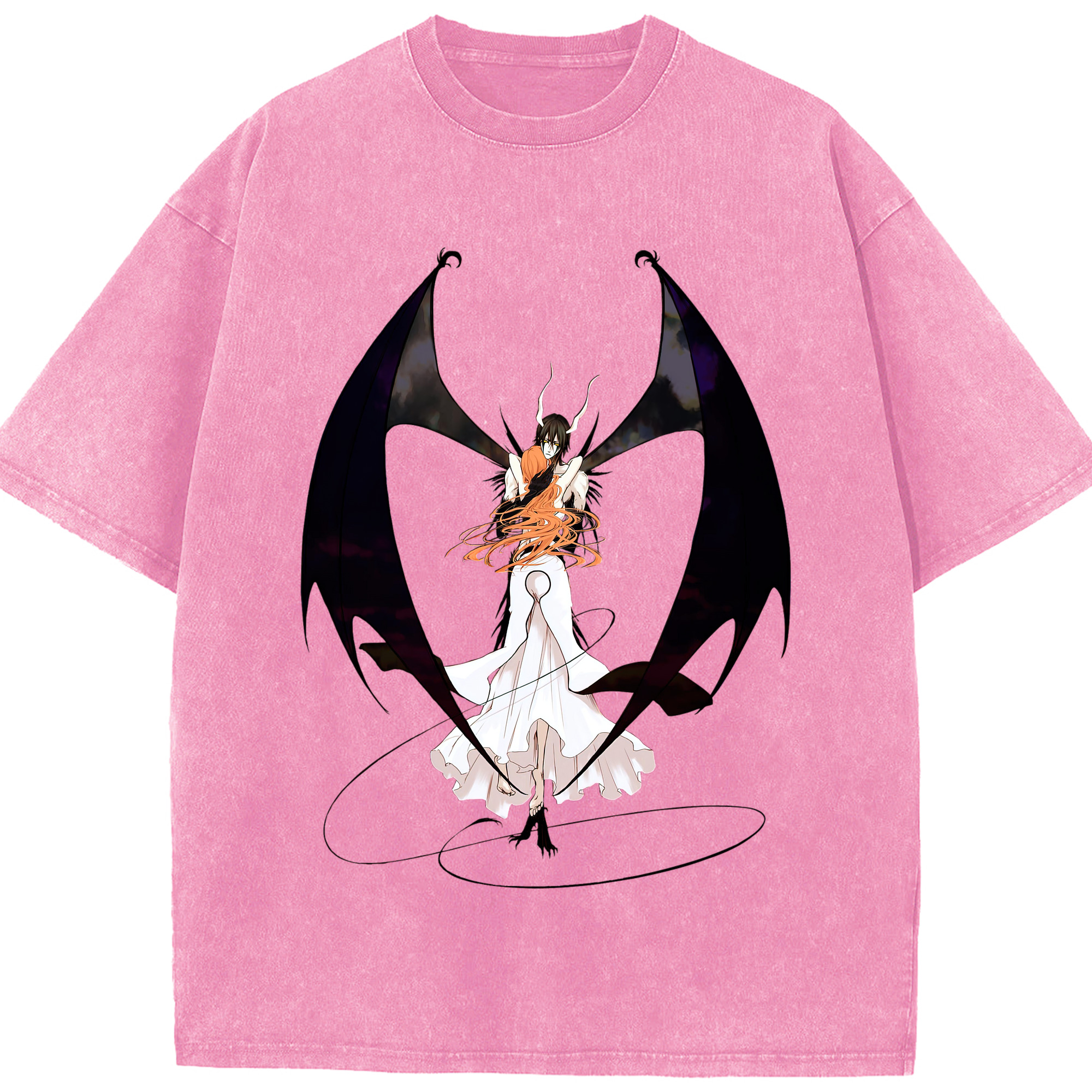（画像用） ブリーチ ウルキオラ·シファー BLEACH Ulquiorra cifer 綿100% ヴィンテージ風 半袖Tシャツ（フロントプリント）